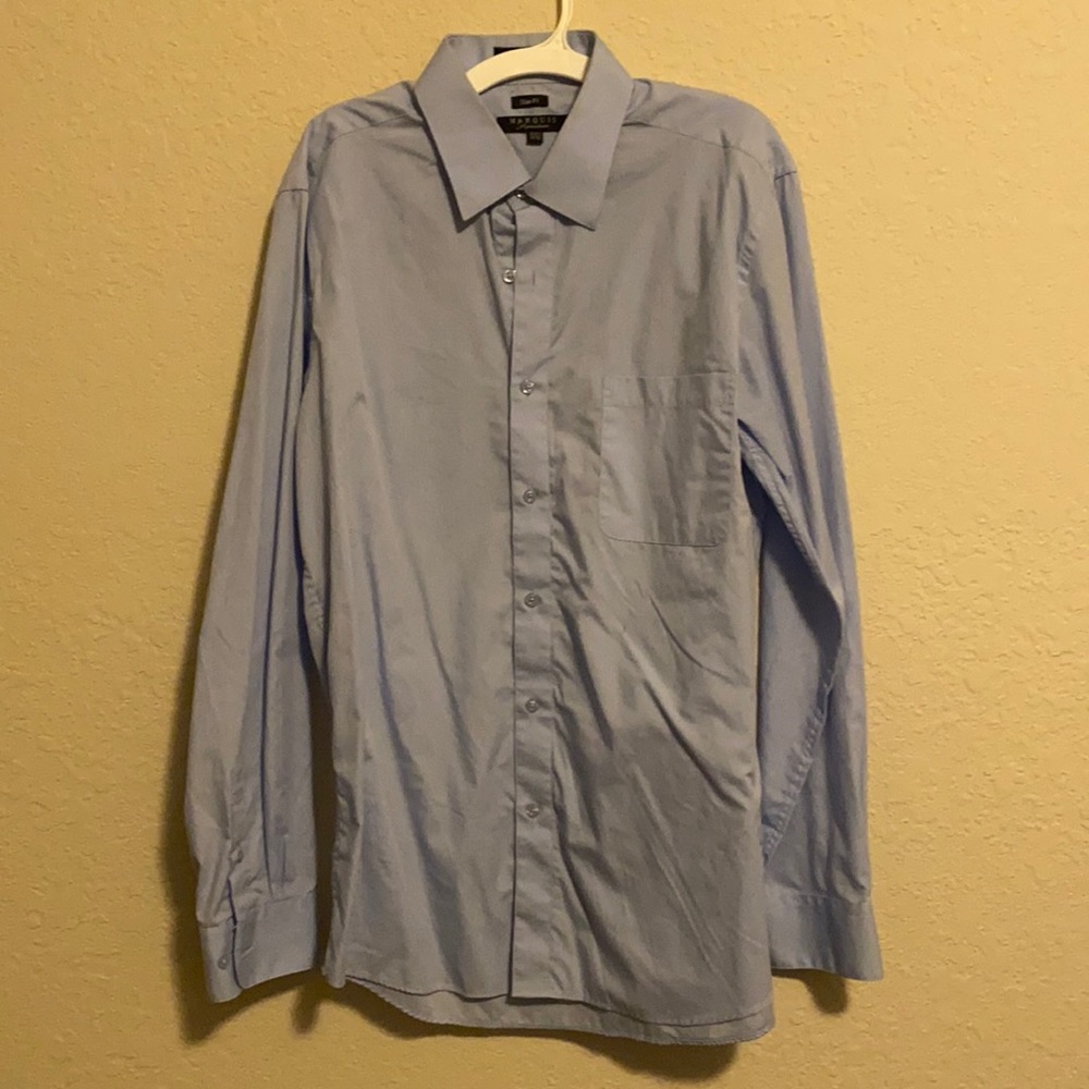Baby blue LS dress shirt